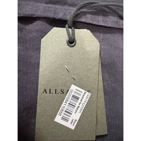 Allsaint Vaga Unstructured Blazer size 42 color Washed black NWT mspr $350 - Picture 4 of 12